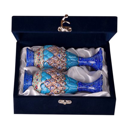 Double Minakari Vase