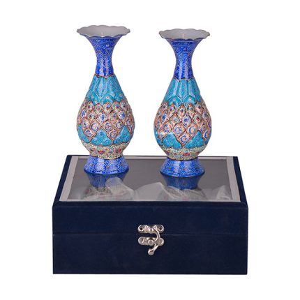 Double Minakari Vase