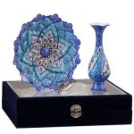 Minakari plate and vase gift box