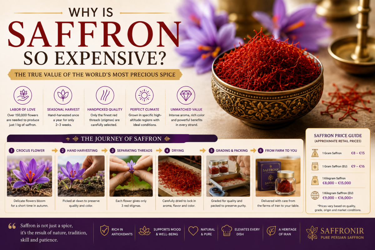 Why is Saffron so expensive